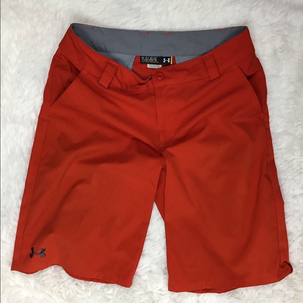 Under Armour Girls Shorts Size 8 YLG Red (*3)^